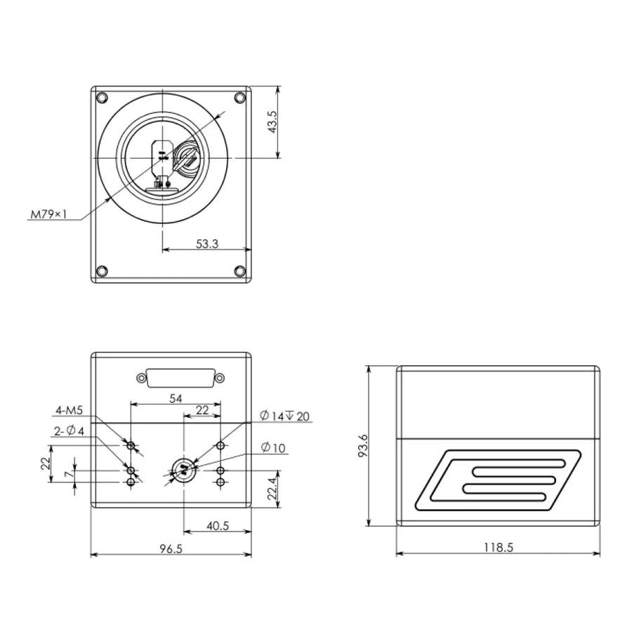 BMLaser SG7110 CO2 Galvo Scanner Head