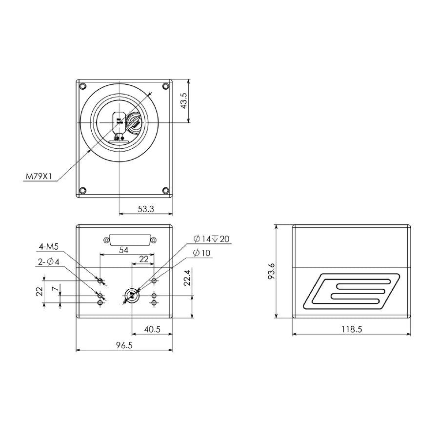 BMLaser SG7110 Fiber Galvo Scanner Head