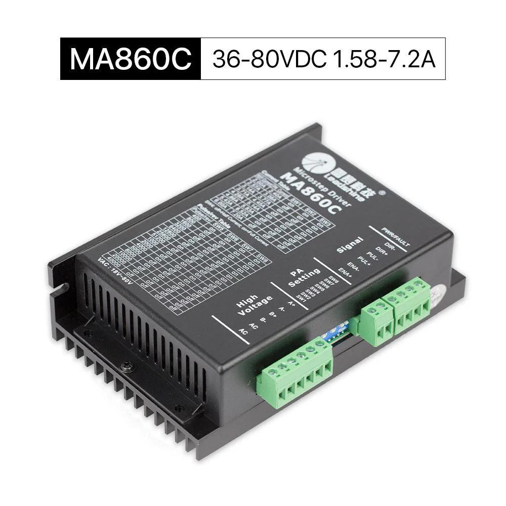BMLaser MA860C 36-80VDC 1.58-7.2A Leadshine 2 Phase Nema23/34 Stepper Motor Driver
