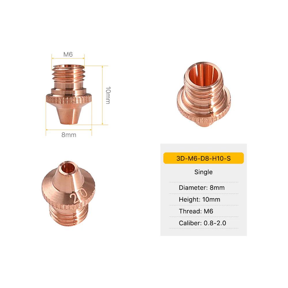3D M6 M9 Series Laser Nozzles For 3D Laser Cutting BMLaser2