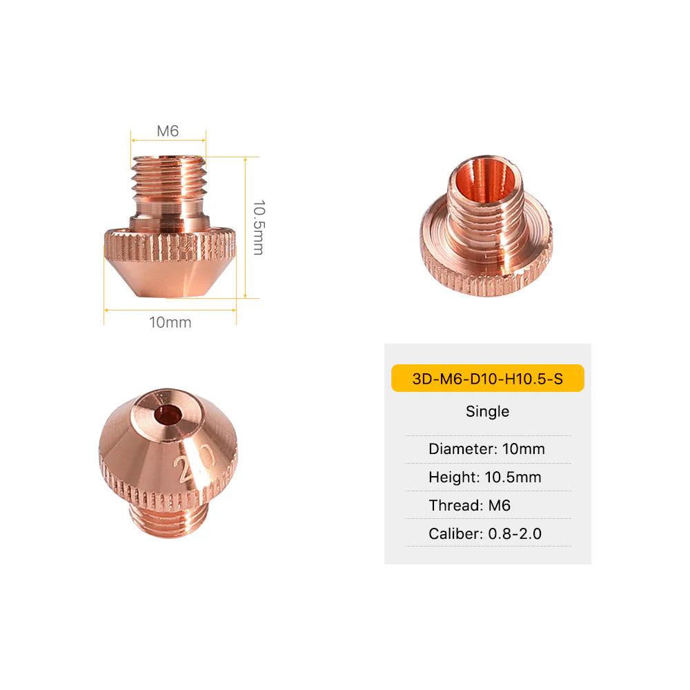 3D M6 M9 Series Laser Nozzles For 3D Laser Cutting BMLaser3