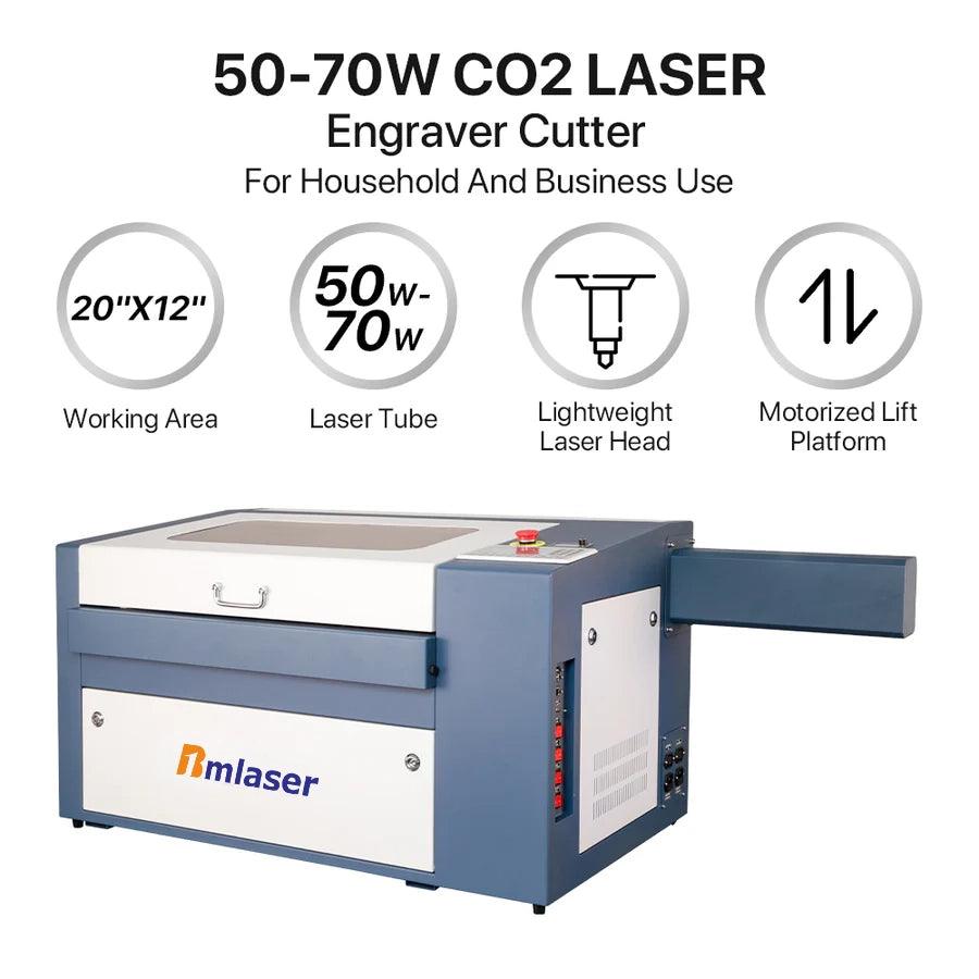 BMLaser CR Series Russ OEM 70W CO2 Engraver Cutting Machine with working area 20"X12"