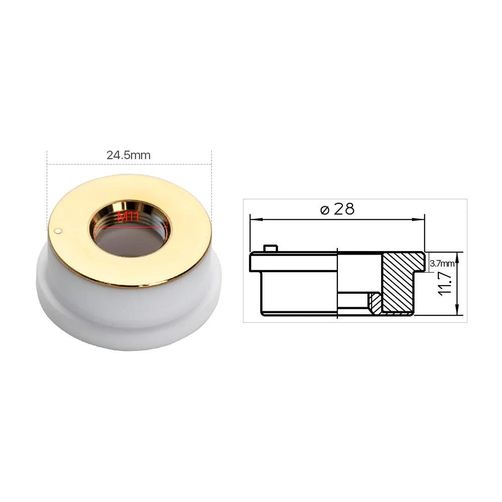 PT Gold-plated Laser Cutting Ceramics D28-BMLaser