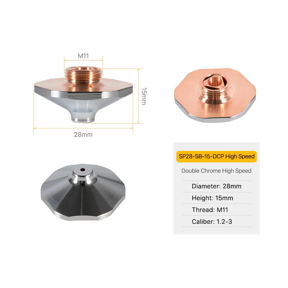 SP Series SB SBS Type Laser Nozzles D28 H15 M11 BMLaser -3