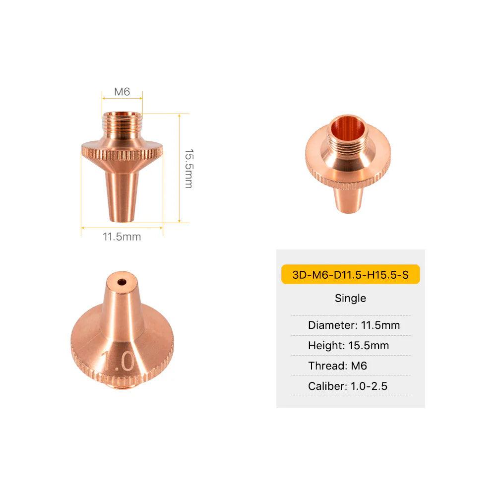 3D M6 M9 Series Laser Nozzles For 3D Laser Cutting BMLaser4