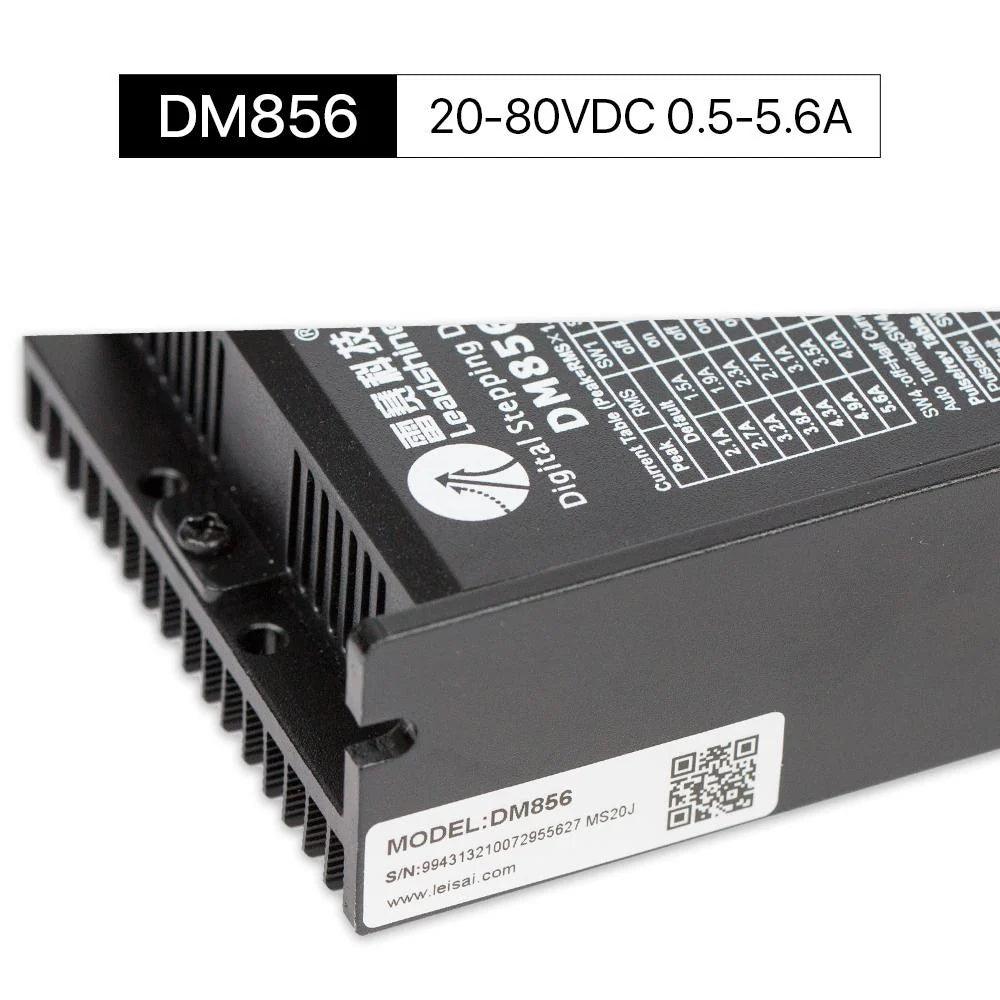 BMLaser DM856 20-80VDC 0.5-5.6A Leadshine 2 Phase Nema23/34 Stepper Motor Driver