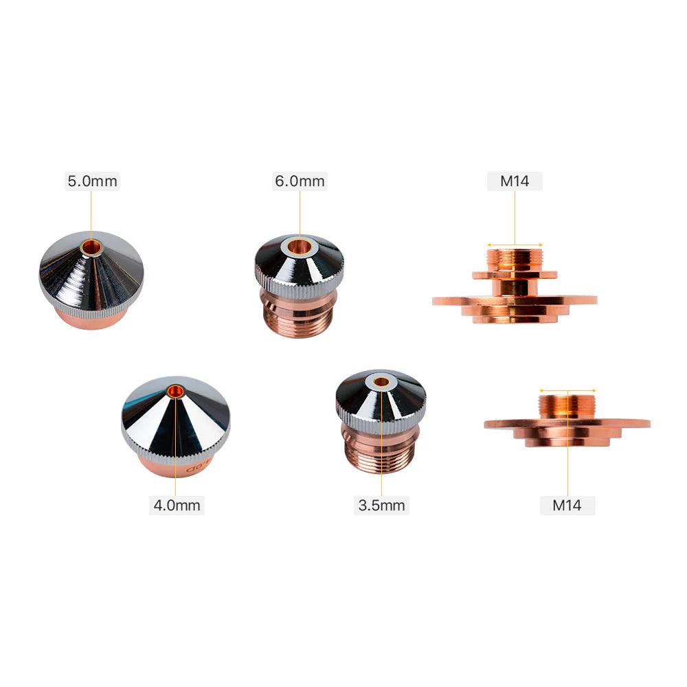 DNE A Type Chrome-plated Laser Cutting Nozzles BMLaser4