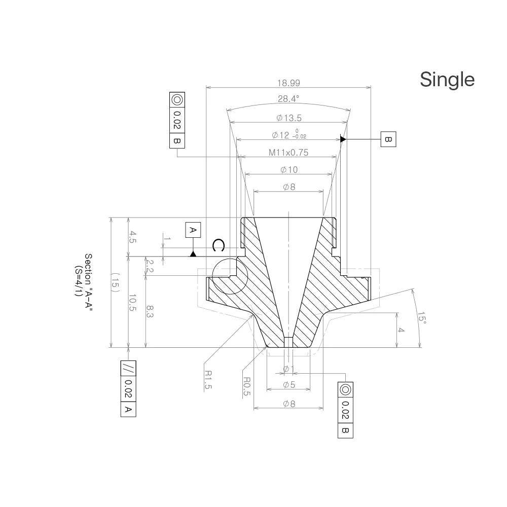 HANKWANG Laser Cutting Nozzles BMLaser4