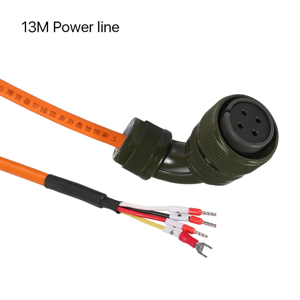 BMLaser 13M Encoder Cable & Power Cable Set For 1.3KW Fuji Servo Motor & Driver Fiber Laser Machine