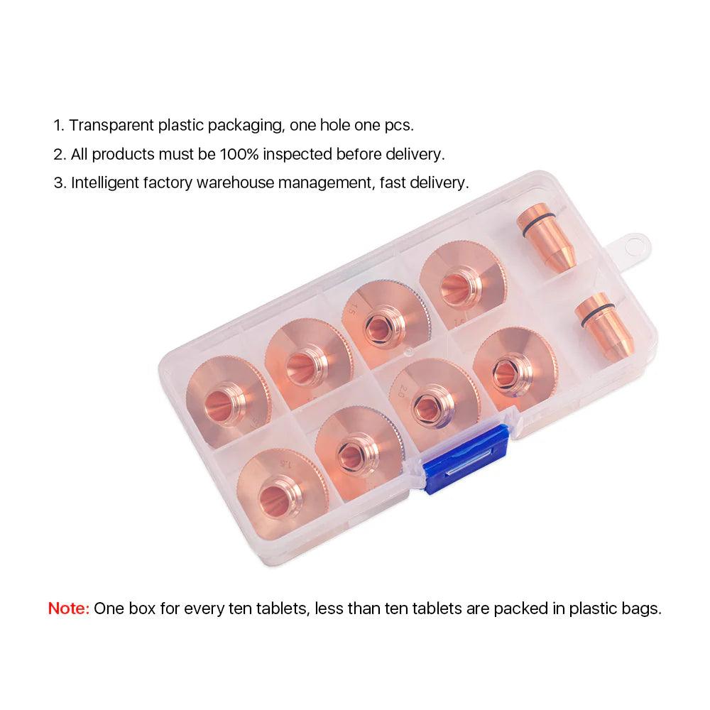 TM A Type Single Layer Laser Cutting Nozzles BMLaser package