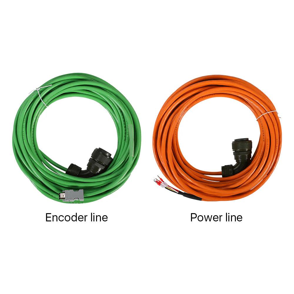 BMLaser 13M Encoder Cable & Power Cable Set For 1.3KW Fuji Servo Motor & Driver Fiber Laser Machine