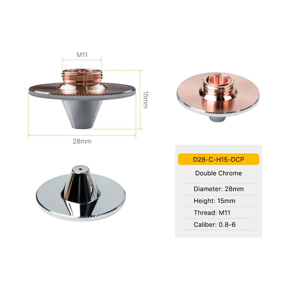 D28 Series C Type Double chromed Laser Nozzles BMLaser