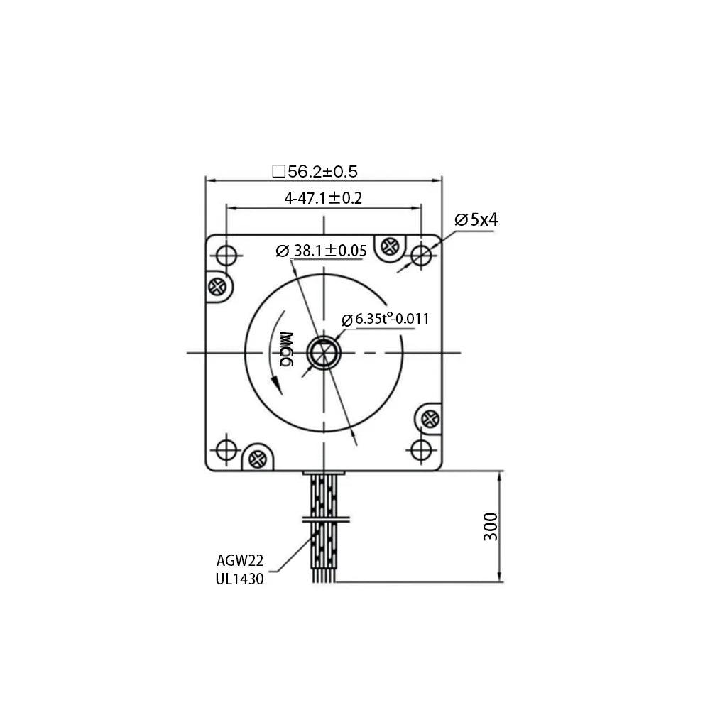 BMLaser Leadshine 57HS09 2-Phase Nema 23 Stepper Motor