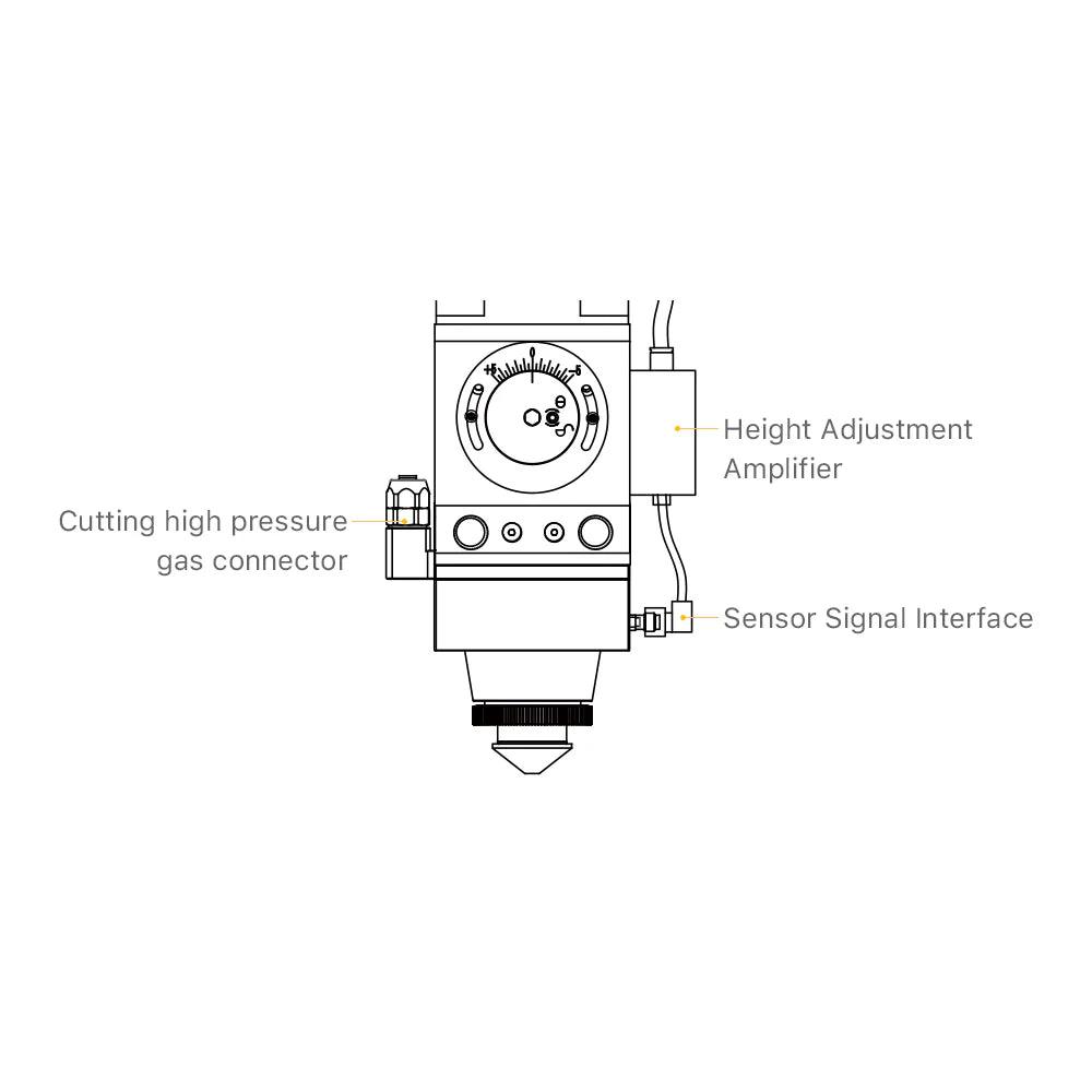 BMLaser 0-2kW WSX KC15A Fiber Laser Cutting Head