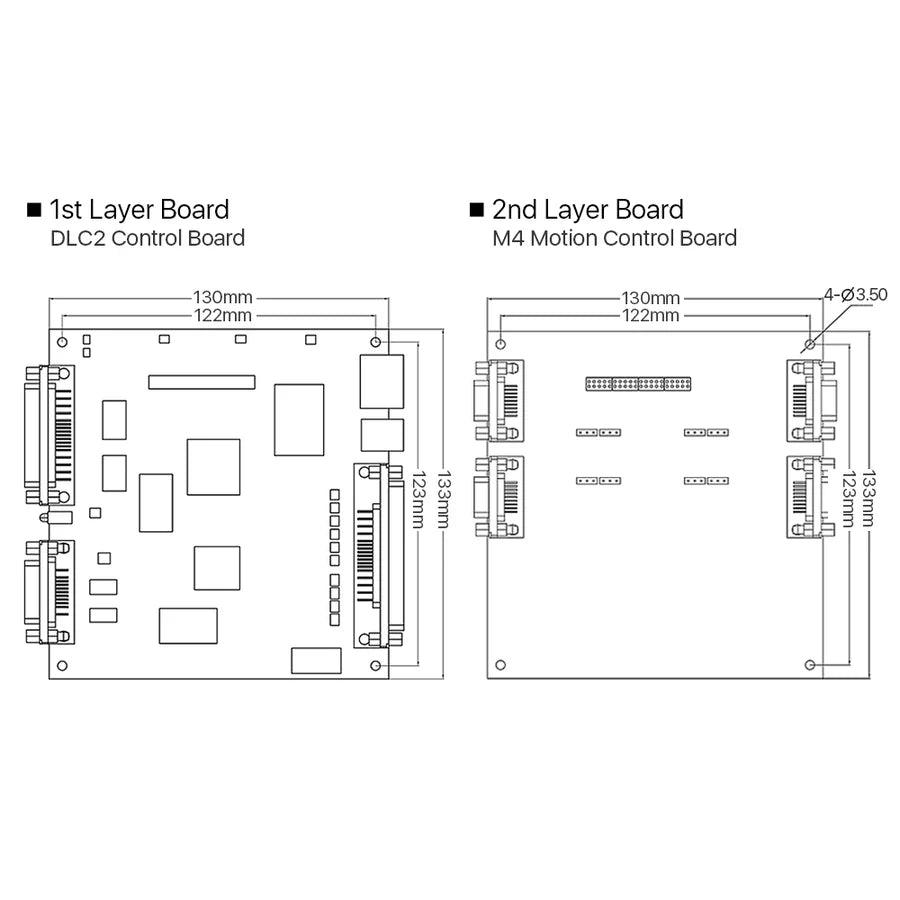 BMLaser JCZ DLC2-M4-2D Marking Control Card 2.5D Engraving For EZCAD3