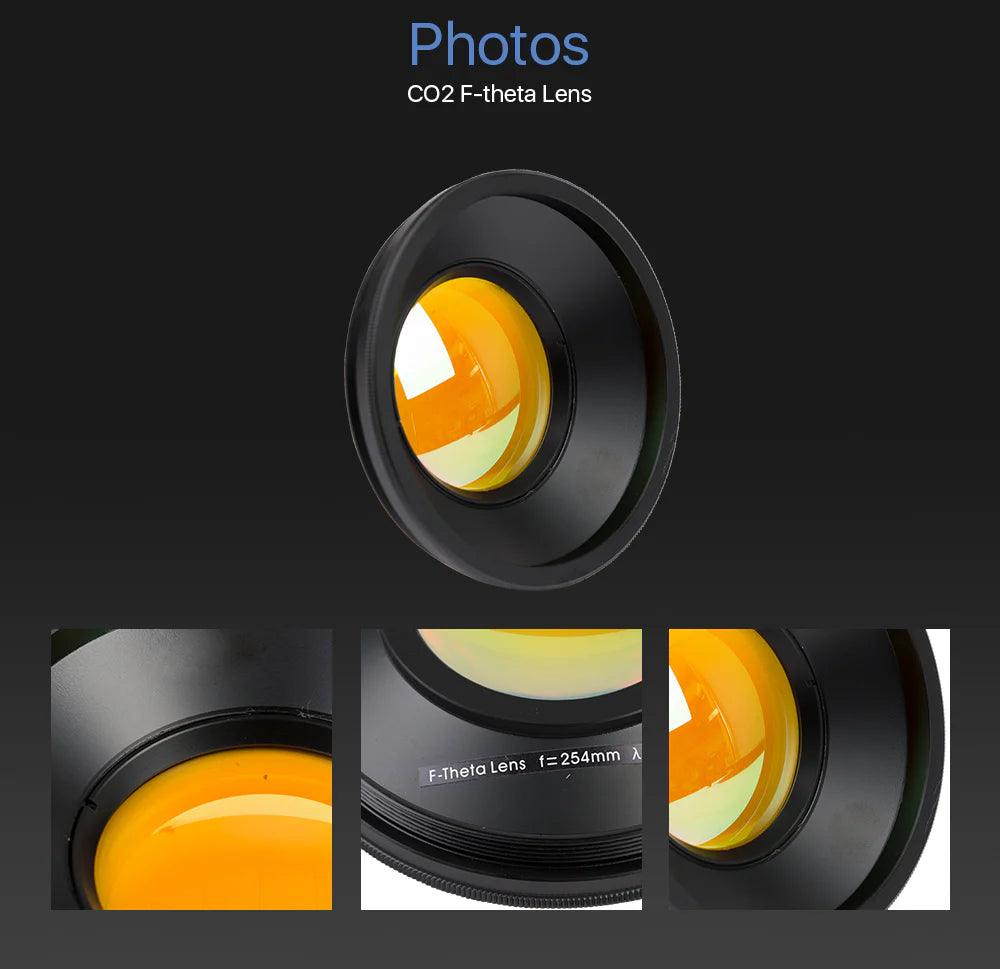 CO2 F-Theta Lens Yellow Lens for CO2 Galvo Making system BMLaser 6