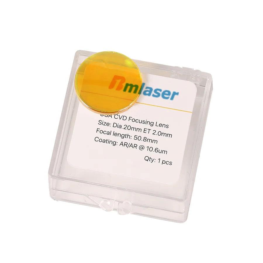 BMLaser Lens Bundle For Sale CO2 Laser USA CVD ZnSe Meniscus Focus Lens+Si Reflective Mirror Lens