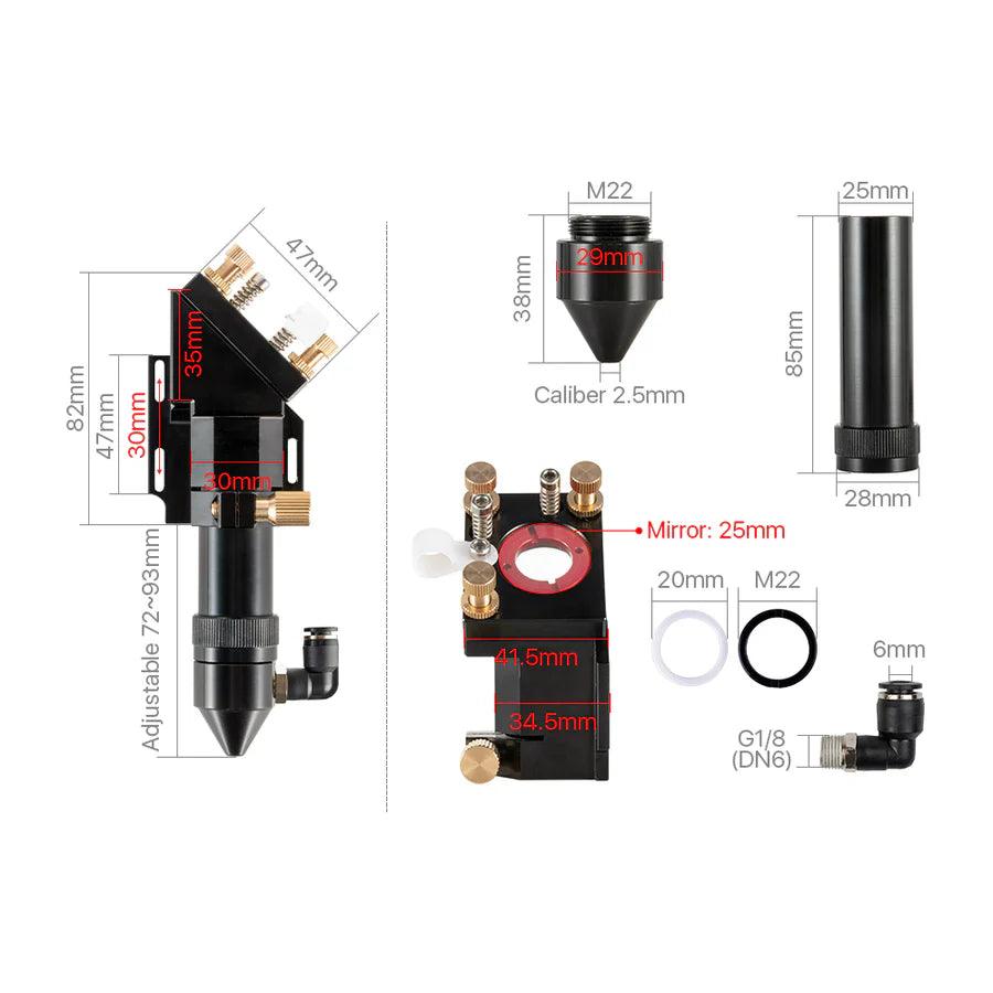 BMLaser E Series Laser Head For Outer Rail