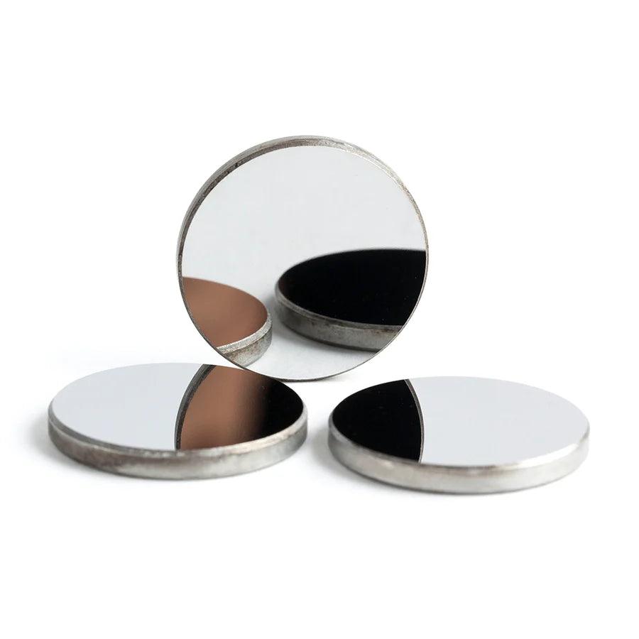 BMLaser 3PCS CO2 Laser Mo Reflective Mirror Lens, co2 laser focus lens, co2 laser focus lens installation