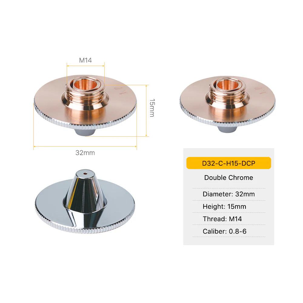 Dia.32 Series C Type Laser Nozzles D32 H15 M14 BMLaser5