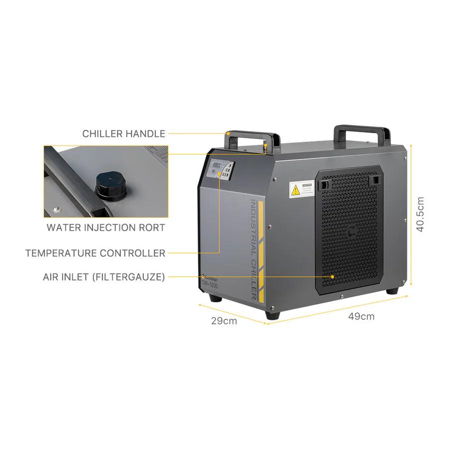 BMLaser CW5200 Industrial Water Chiller For 150W CO2 Laser Engraving Cutting Machine
