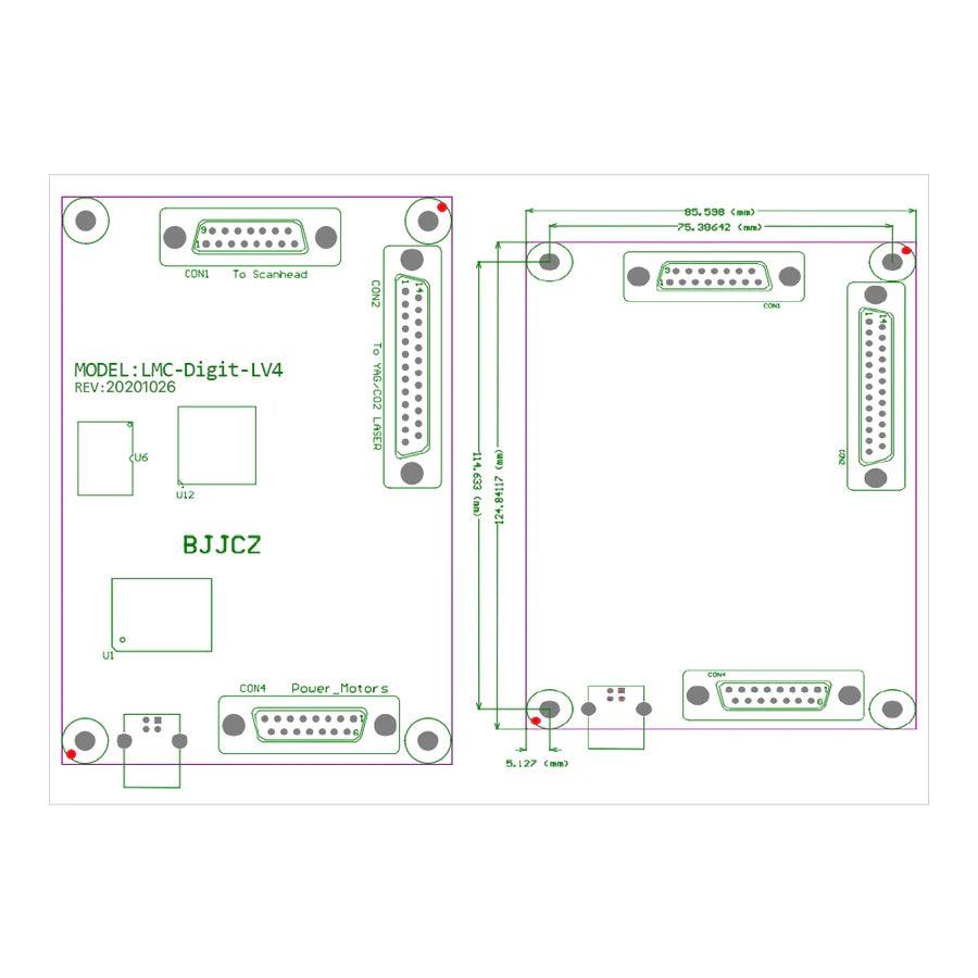 BMLaser JCZ Digital Lite Marking Control Card For CO2 Galvo Laser Machine