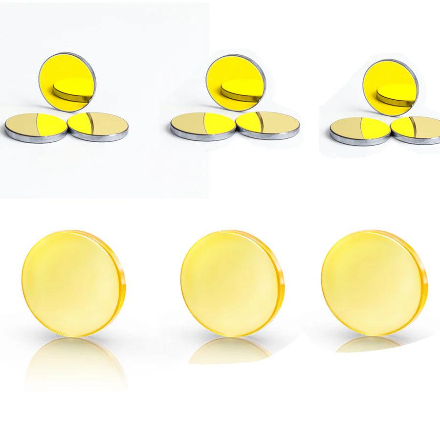 BMLaser Lens Bundle For Sale CO2 Laser USA CVD ZnSe Meniscus Focus Lens+Si Reflective Mirror Lens
