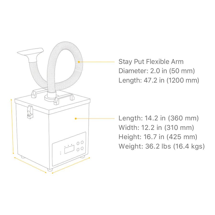 135W EF-200M Min Smoke Purifier BMLaser
