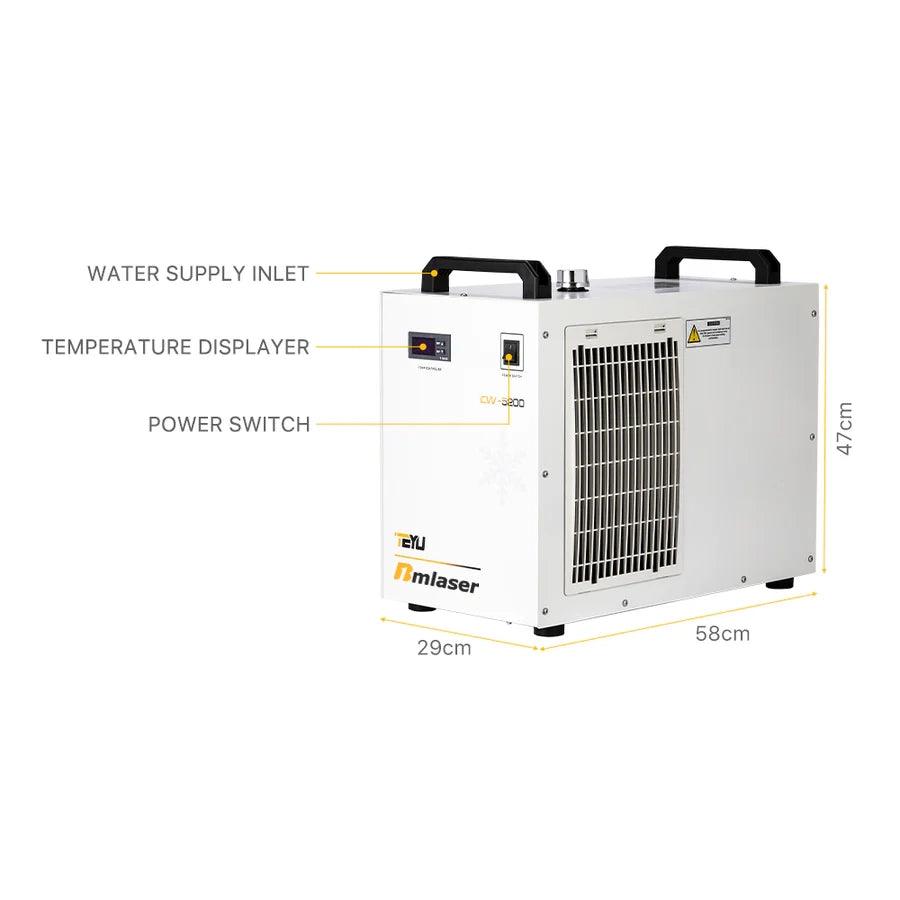 BMLaser CW5200 Industrial Chiller For 150W CO2 Laser Tube