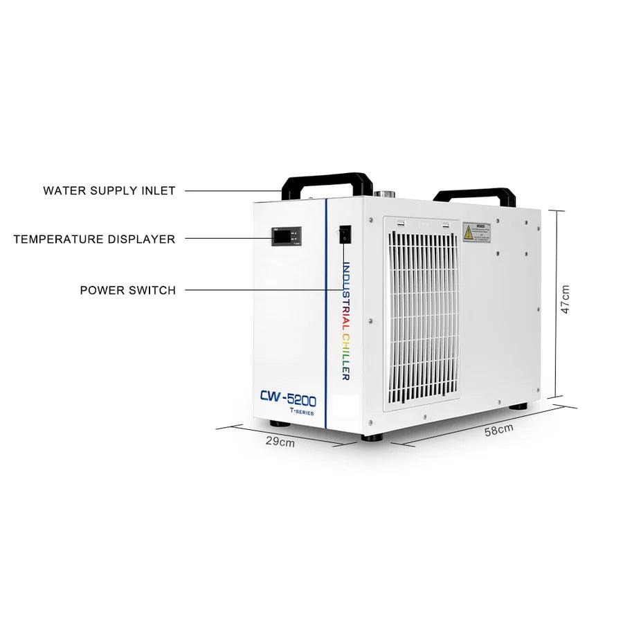BMLaser CW5200 & CW5202 Industrial Chiller For 150W CO2 Laser Tube