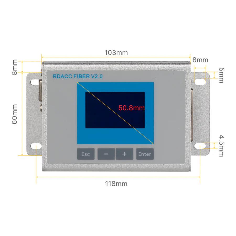BMLaser Ruida Laser Adapter Plate For Low-Power Fiber Laser Source