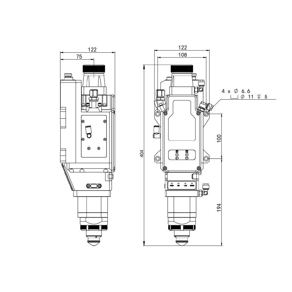BMLaser BOCI BLT4 Series Laser Cutting Head