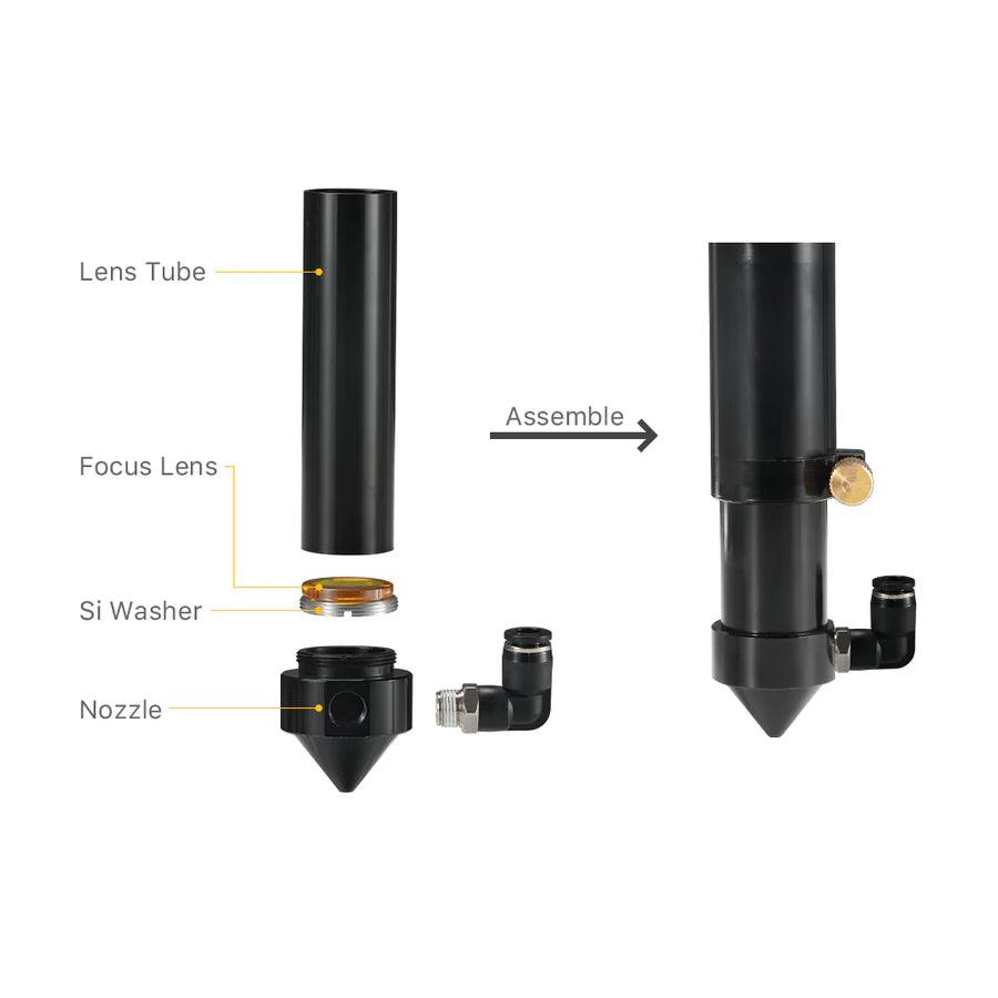 BMLaser G Series Black Laser Head Set With 1st Mirror Mount & 2nd Mirror Mount