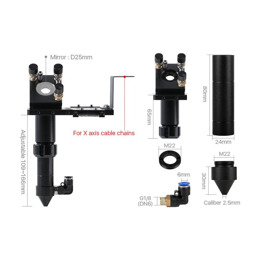 Комплект лазерной головки BMLaser C Series Black CO2