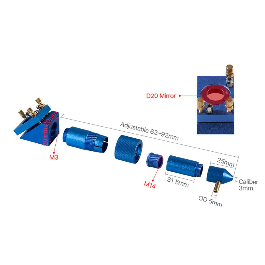 BMLaser K Series K4060 Laser Head Set Blue
