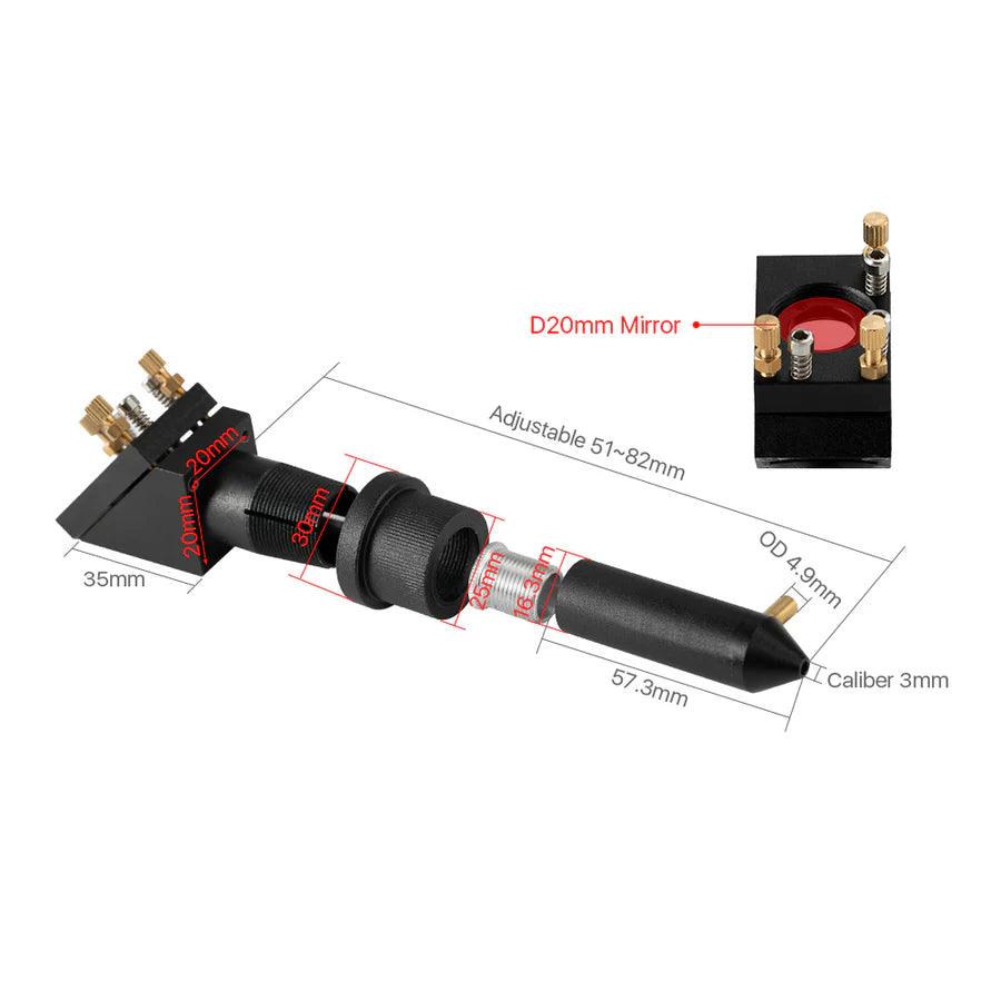 BMLaser K Series Black Laser Head Set