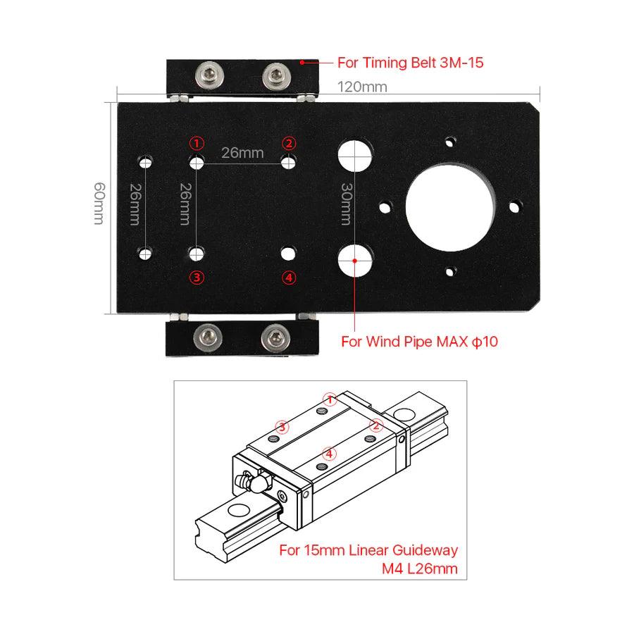 Комплект лазерной головки BMLaser C Series Black CO2
