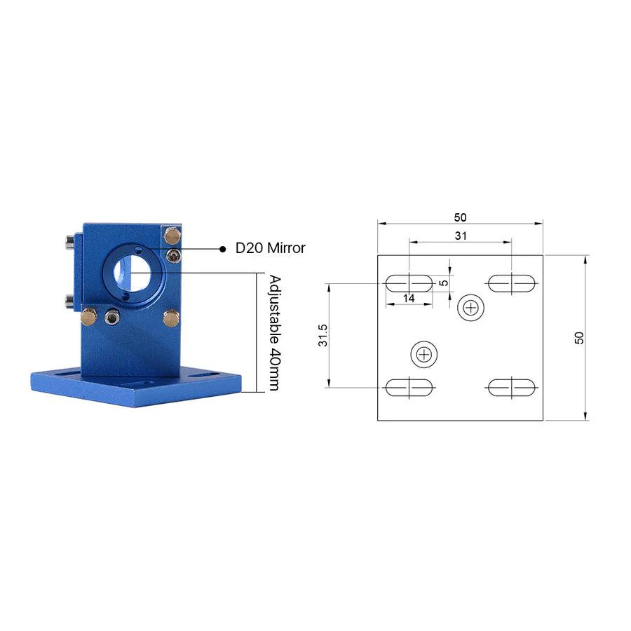 BMLaser K Series K4060 Laser Head Set Blue
