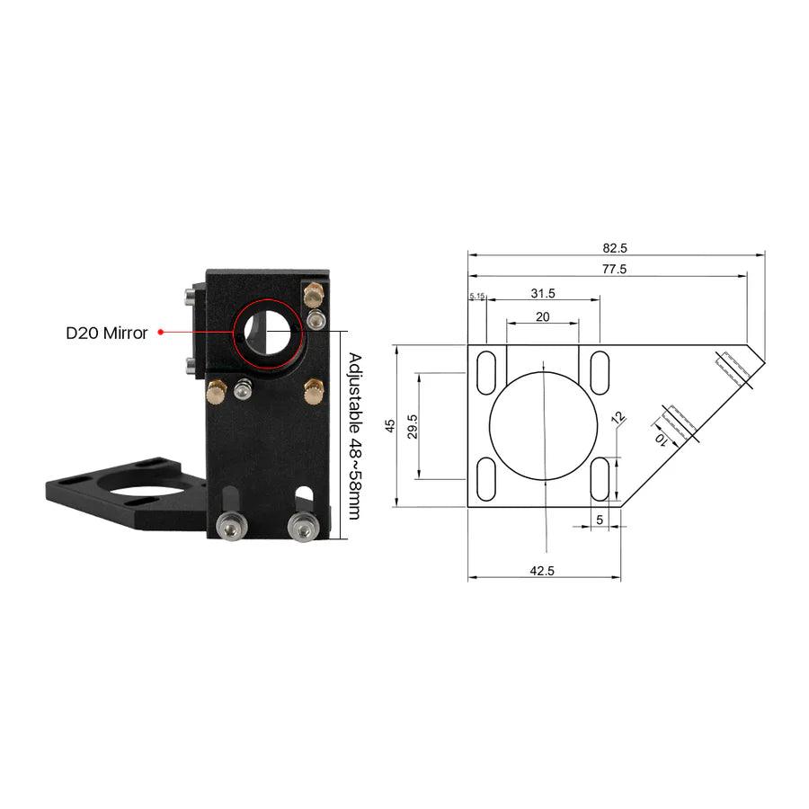 BMLaser K Series Black Laser Head Set