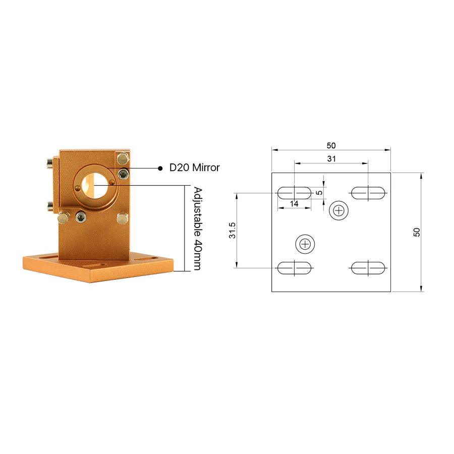 BMLaser K Series K4060 Laser Cutting Head Set Gold
