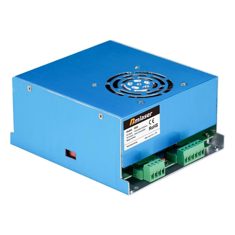 BMLaser 50W 115-230V MYJG Green Shell CO2 Power Supply