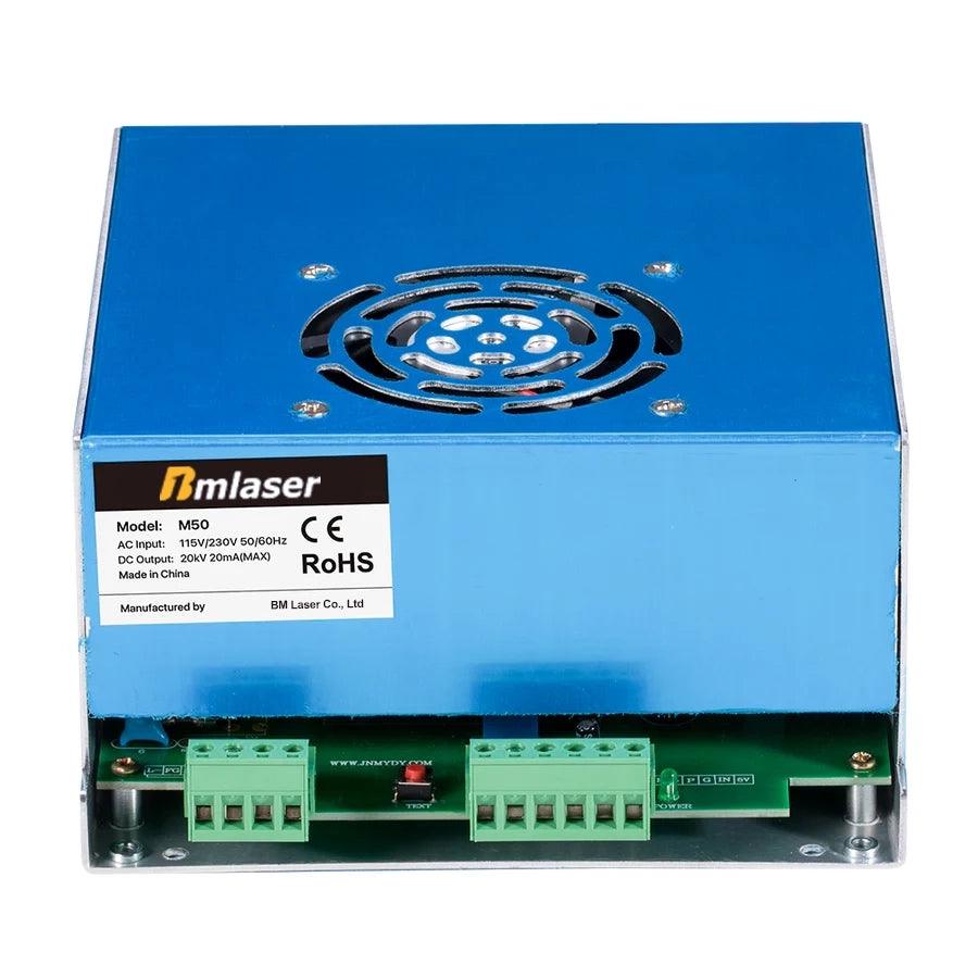 BMLaser 50W 115-230V MYJG Green Shell CO2 Power Supply