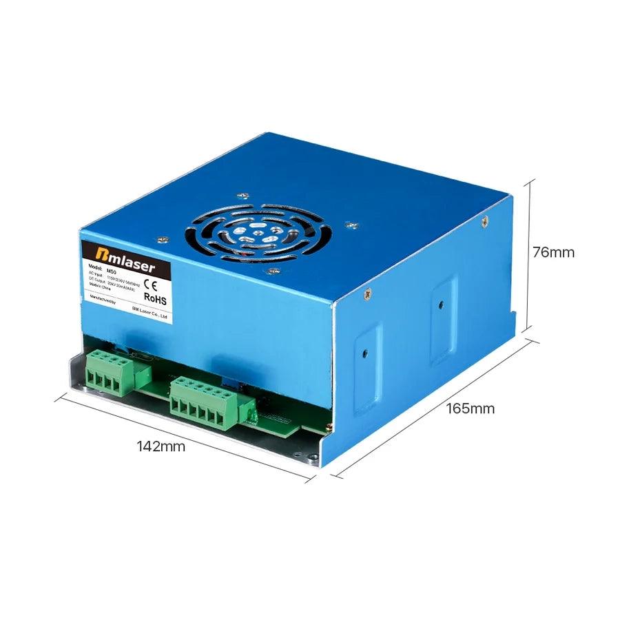 BMLaser 50W 115-230V MYJG Green Shell CO2 Power Supply