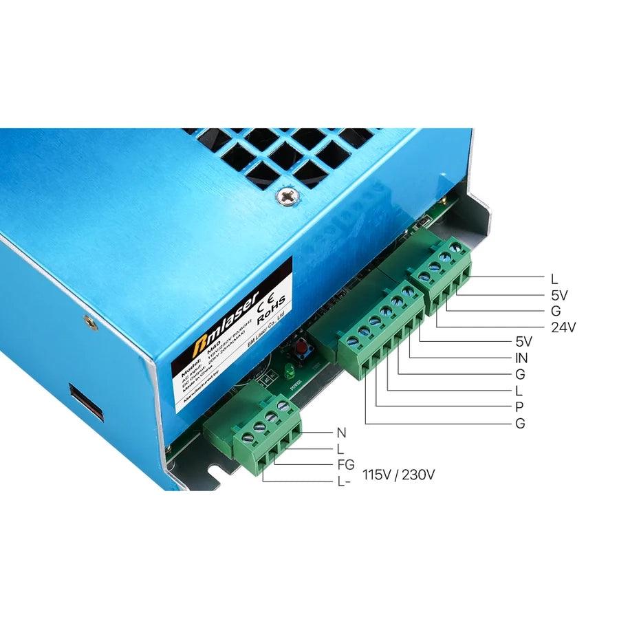 BMLaser 40W MYJG-NG CO2 Laser Power Supply