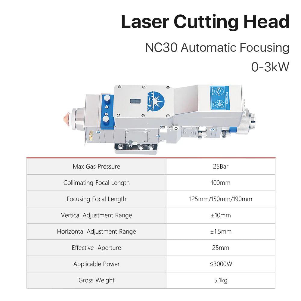 BMLaser 0-3KW WSX NC30 Autofocus Laser Cutting Head