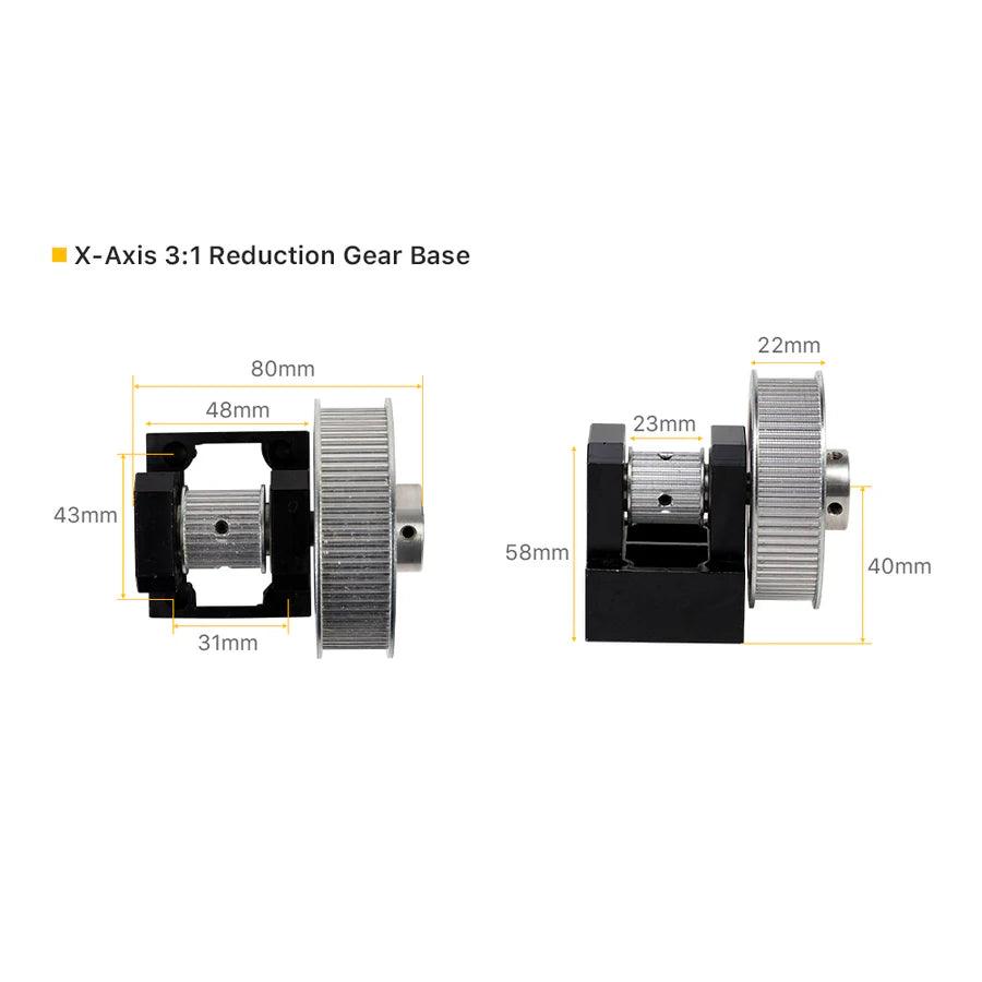 BMLaser Mechanical Parts Reduction Gear Base for Laser Machine