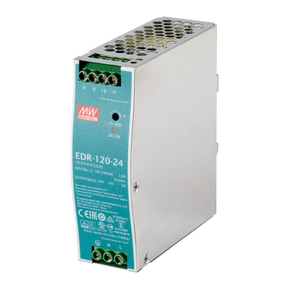Оригинално MW EDR-75/120/150 серия 24V релсово захранване
