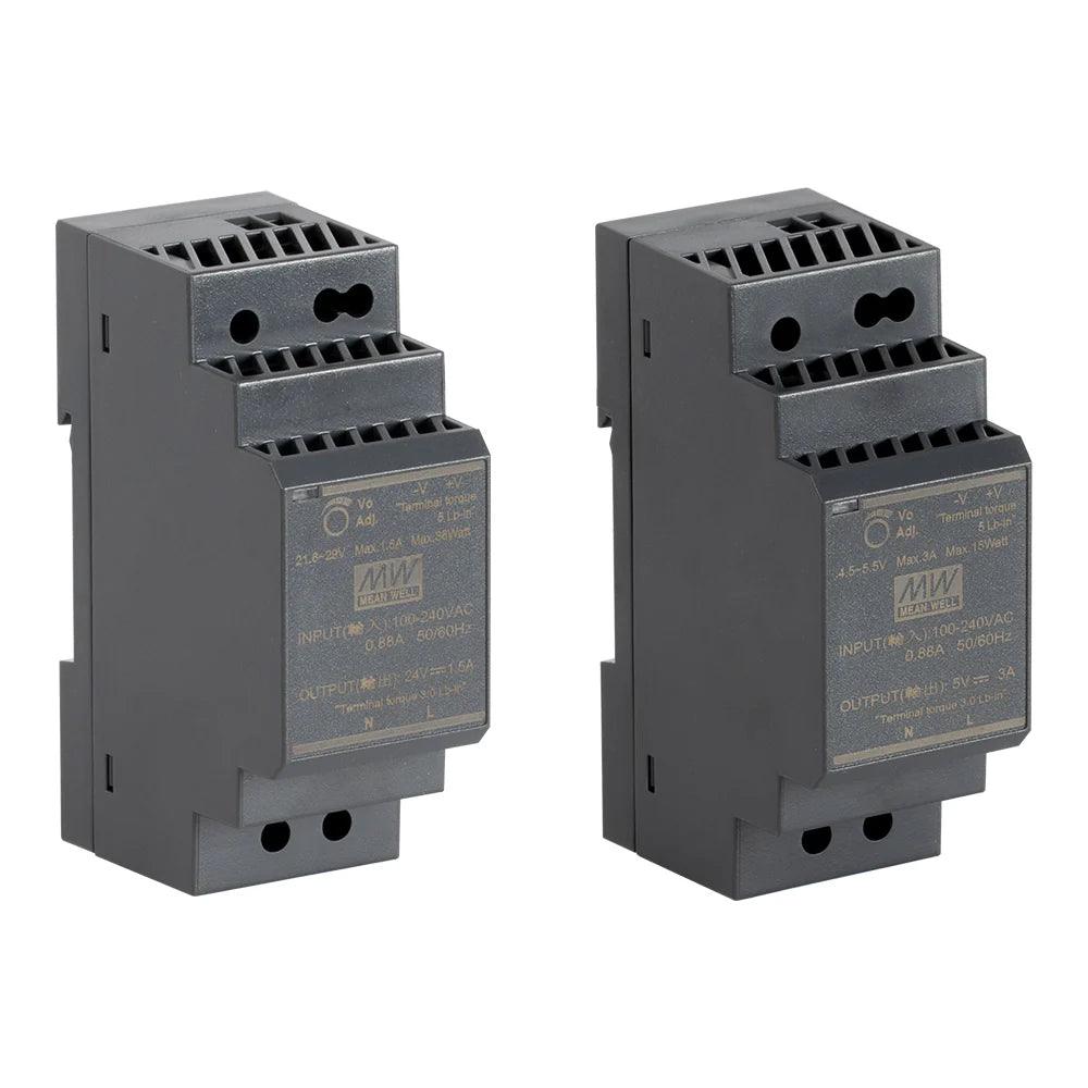 Оригинално MW HDR-15 30 60 серия 5V 24V релсово захранване