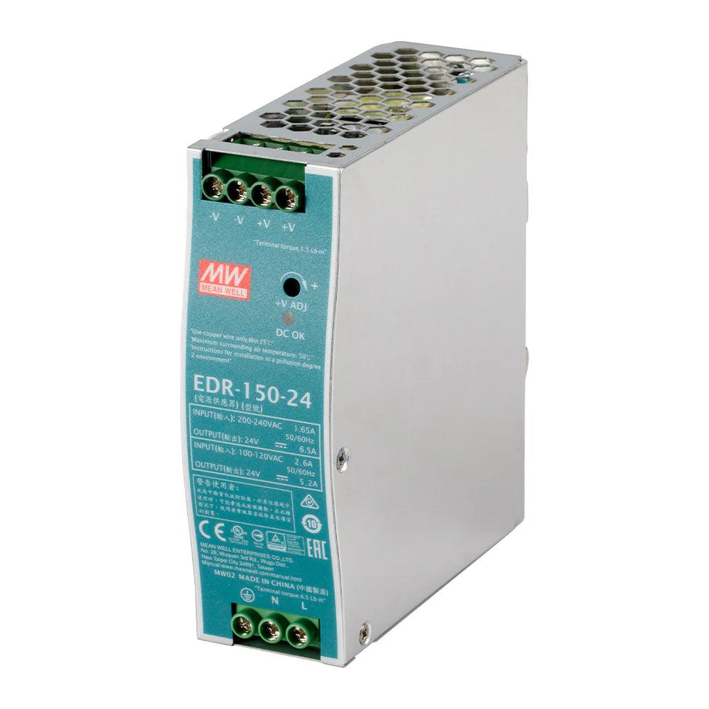 Оригинално MW EDR-75/120/150 серия 24V релсово захранване