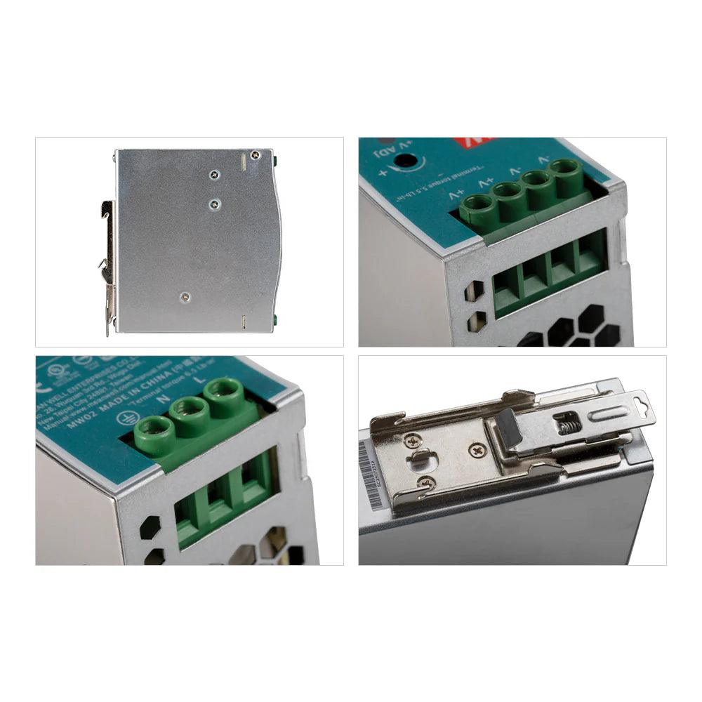 Оригинално MW EDR-75/120/150 серия 24V релсово захранване